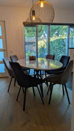 Eettafelstoelen draaibaar 6 stuks, Huis en Inrichting, Ophalen, Zo goed als nieuw, Vijf personen of meer, Rechthoekig