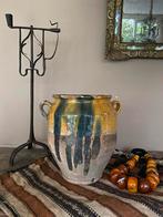 Grote antiek franse confit pot, B, Ophalen of Verzenden