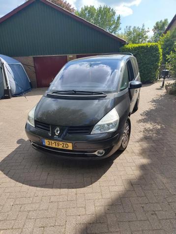 Renault Espace 2.0 16V Turbo 125KW E4 2006 Zwart beschikbaar voor biedingen