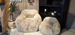 Fauteuil – Taupe / Fluffy | Groot & klein  Showmodel, Huis en Inrichting, Ophalen, Stof, JaRa, Bornsestraat 31