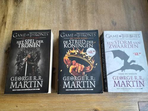 Game of Thrones Seizoen 1,2 & 3 - Setprijs € 12,50, Boeken, Fantasy, Gelezen, Ophalen of Verzenden