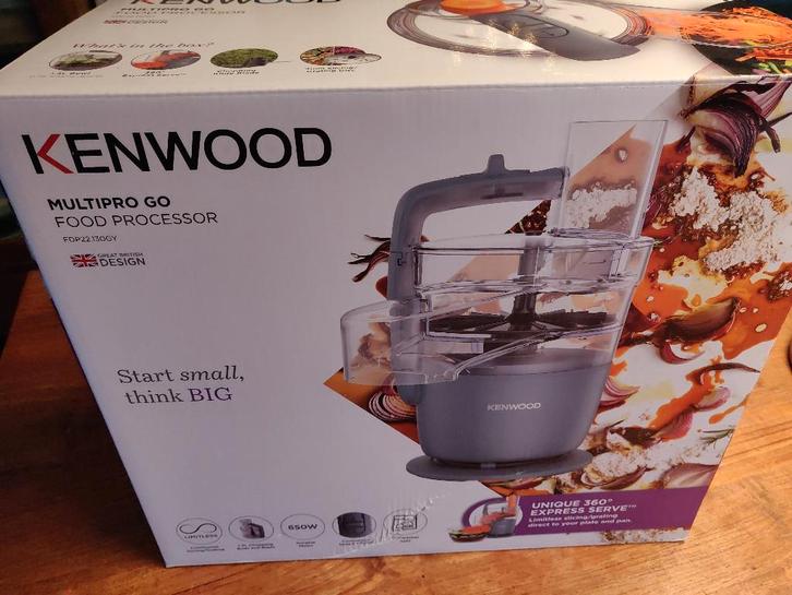 Kenwood Multipro foodprocessor, Witgoed en Apparatuur, Keukenmixers, Nieuw, 1 tot 2 liter, 2 snelheden, Vaatwasserbestendig, Ophalen of Verzenden