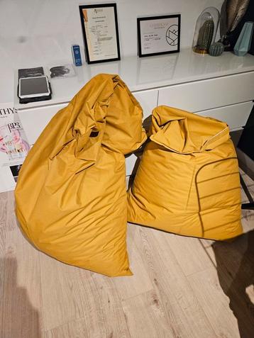 Oranje Zitzak 2 stuks beschikbaar voor biedingen