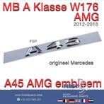 W176 A45 AMG LOGO Mercedes A KLASSE 45 EMBLEEM ACHTERKLEP A4, Ophalen of Verzenden, Gebruikt, Achter, Mercedes-Benz