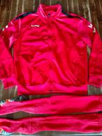 Rood Hummel trainingsjack in maat S. ZGAN, Ophalen of Verzenden, Zo goed als nieuw, Voetbal, Rood