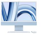 APPLE iMac 24-inch Blauw (M3) - 8-core CPU - 10-core GPU - 8, Ophalen, 256 GB, IMac, Nieuw