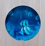 schilderij met vissen tropische vissen, Antiek en Kunst, Kunst | Overige Kunst, Ophalen of Verzenden