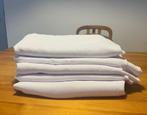 5 witte tafelkleden bruiloft, Ophalen of Verzenden, Zo goed als nieuw, Rechthoek, Binnen