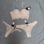 Hunkemöller Noir Jamie set C75; S, Hunkemöller, Ophalen of Verzenden, Wit, Setje