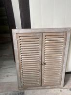 Vintage spiegel met luiken, Huis en Inrichting, Ophalen, Gebruikt