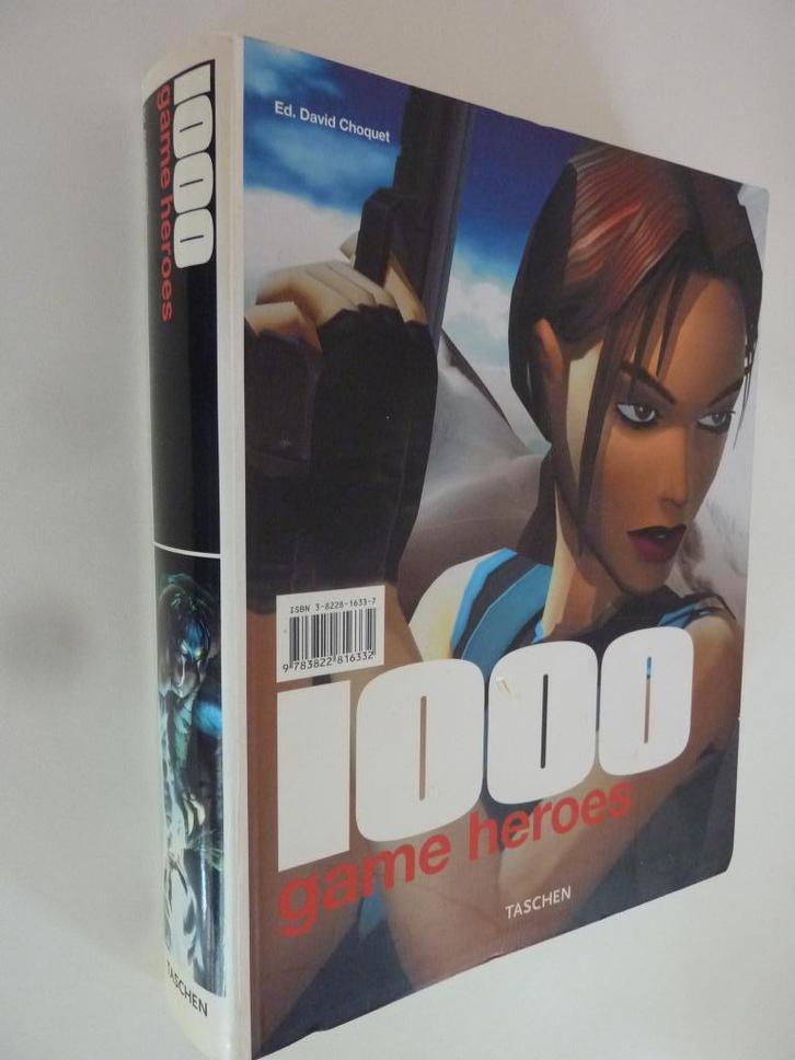 Boek met computerspelletjes, Taschen, 1000 Game Heroes, Spelcomputers en Games, Games | Pc, Zo goed als nieuw, Avontuur en Actie