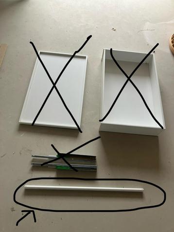 Pax IKEA kledingstangen