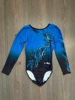 Turnpakje moreau maat 116 122 128, Blauw, Ophalen of Verzenden, Zo goed als nieuw, Kleiner dan kindermaat 122