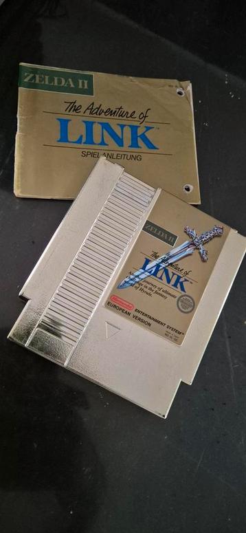 legend of zelda, adventure of link, nintendo nes spellen beschikbaar voor biedingen