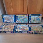 6 Jan v. Haasteren puzzels compleet., Ophalen of Verzenden, 500 t/m 1500 stukjes, Zo goed als nieuw