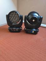 Te koop 2x 19x15w led rgbw movinghead met zoom, Muziek en Instrumenten, Ophalen, Zo goed als nieuw, Licht