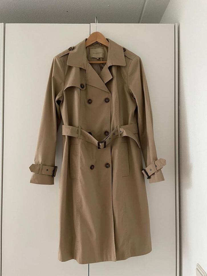 Soyaconcept beige trenchcoat, Kleding | Dames, Jassen | Zomer, Zo goed als nieuw, Maat 42/44 (L), Beige, Ophalen of Verzenden