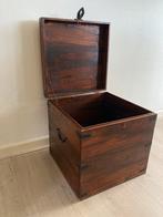 Teakhouten kist, zgan!, Huis en Inrichting, Ophalen, Minder dan 50 cm, Teakhout, Minder dan 50 cm