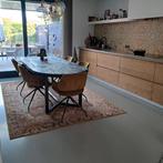 Mooie zwarte eettafel 2.40, Huis en Inrichting, Tafels | Eettafels, Ophalen of Verzenden, Zo goed als nieuw, Rechthoekig, 50 tot 100 cm