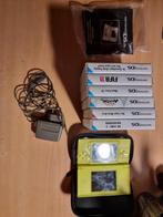 Nintendo DS Phat Geel met Games en Tas, Spelcomputers en Games, Spelcomputers | Nintendo DS, Met games, Gebruikt, Geel, DS Original of Phat