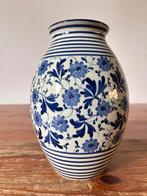 Vaas / bloemenvaas - Delfts Blauw Aardewerk - Gemerkt Aden, Antiek en Kunst, Antiek | Keramiek en Aardewerk, Ophalen of Verzenden