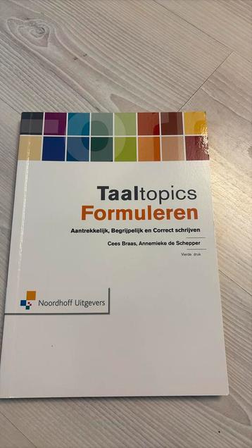 Cees Braas - Taaltopics formuleren beschikbaar voor biedingen