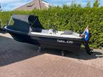 Twins 435 met Mercury 9.9 PK en Buiskap (bj 2021), Watersport en Boten, Vis- en Consoleboten, Gebruikt, Overige brandstoffen, 3 tot 6 meter