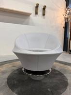 Nieuwstaat Leolux Ophelia Draaifauteuil Bimardo leer Stoel, Huis en Inrichting, Fauteuils, Leolux, Ophalen of Verzenden, Zo goed als nieuw