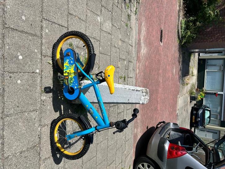kinder fiets, Fietsen en Brommers, Fietsen | Jongens, Gebruikt, 20 inch, Handrem, Ophalen