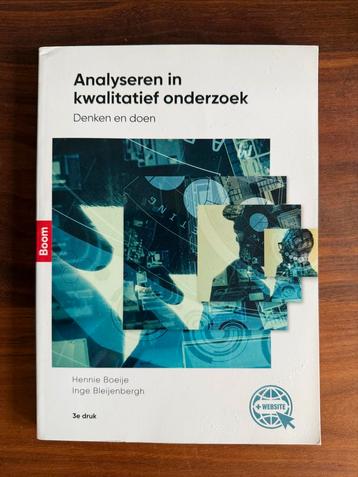 Boek: Analyseren in kwalitatief onderzoek beschikbaar voor biedingen