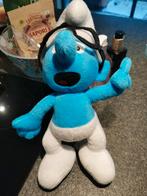 Bril smurf knuffel. Ca 30 cm., Verzamelen, Smurfen, Ophalen of Verzenden, Zo goed als nieuw, Grote Smurf