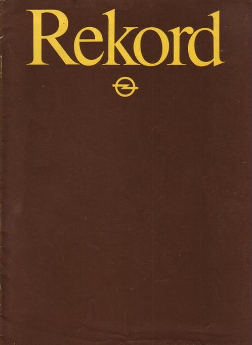Folder Opel Rekord 1981, Boeken, Auto's | Folders en Tijdschriften, Gelezen, Opel, Ophalen of Verzenden