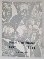 HENRI VAN STRATEN oeuvrecatalogus ., Ophalen of Verzenden