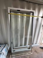 Kunststof raamkozijn met glas, Ophalen, Gevelraam of Ruit, Gebruikt, 80 tot 120 cm
