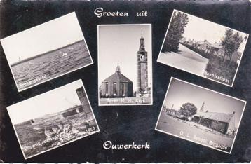 04648 - Ouwerkerk - 5 luik Groeten uit ... - gel. 1963 beschikbaar voor biedingen