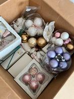 Antieke kerstballen, ook veel roze kerstballen, Ophalen, Gebruikt