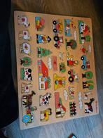 Houten boerderij puzzel, Ophalen