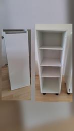 Mooie witte Bribus keukenkast met planken + deur, 128cm hoog, Huis en Inrichting, Keuken | Keukenelementen, Ophalen, Minder dan 50 cm