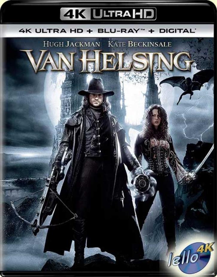 Blu-ray 4K: Van Helsing (2004 Hugh Jackman) US 4KNLO, Cd's en Dvd's, Blu-ray, Nieuw in verpakking, Actie, Ophalen of Verzenden