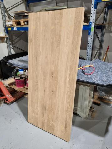 Eiken tafelblad 180 x 80 cm beschikbaar voor biedingen