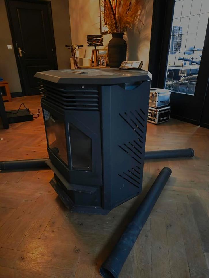 JustFire PS-15-8 Pelletkachel - Krachtig & Zuinig, Huis en Inrichting, Haarden, Gebruikt, Overige soorten, Ophalen