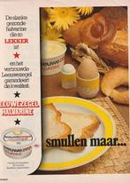 retro reclame 1971 Leeuwezegel halvarine is zo lekker, Verzenden, Overige typen