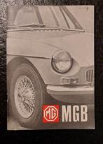 Instructieboekje MGB 1969, Ophalen of Verzenden