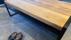 Salontafel mangohout 130x70. Met extra plank., Huis en Inrichting, Tafels | Salontafels, Ophalen of Verzenden, Zo goed als nieuw