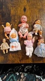 7 oude poppetjes met originele kleding, Antiek en Kunst, Antiek | Speelgoed, Ophalen of Verzenden