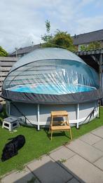 Intex zwembad met overkapping en zandfilterpomp, Tuin en Terras, Zwembaden, Ophalen, Minder dan 80 cm, Rond, 300 cm of meer