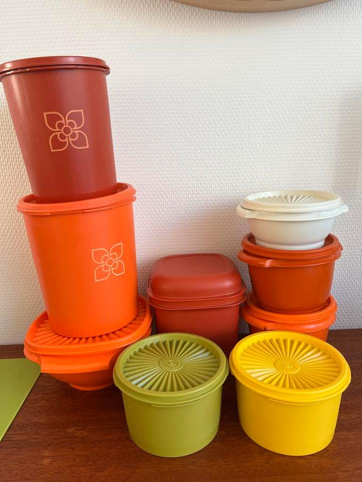 Diverse Vintage Tupperware Voorraaddozen Set, Huis en Inrichting, Keuken | Keukenbenodigdheden, Gebruikt, Ophalen of Verzenden