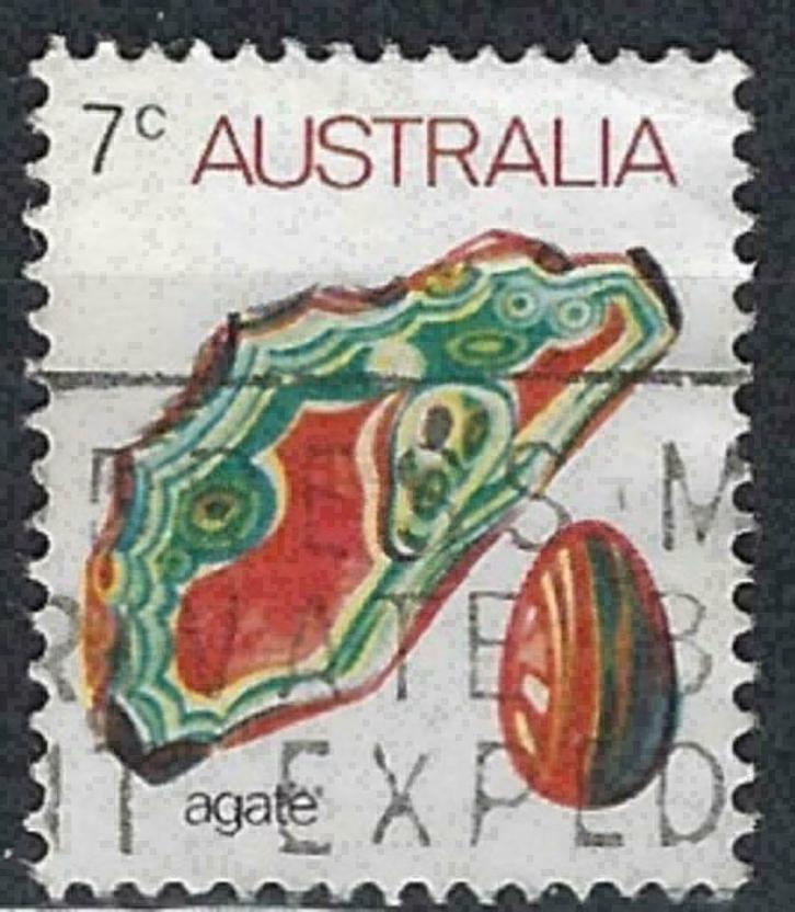 Australie 1973 - Yvert 504 - Zeefauna en mineralen (ST), Postzegels en Munten, Postzegels | Oceanië, Verzenden