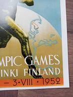 Affiche Helsinki 1952 Olympische Spelen uit 1972, Verzamelen, Posters, Zo goed als nieuw, Verzenden