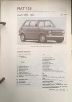 Fiat 126 1973-74. Olyslagers autotechnisch handboek 69 blz., Ophalen of Verzenden